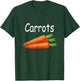 Funny Family Matching Halloween Costumes Peas and Carrots T-Shirt - T-Shirt | Forest