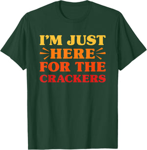 Crackers I Love Crackers Funny Food Snack Lover T-Shirt - T-Shirt | Forest
