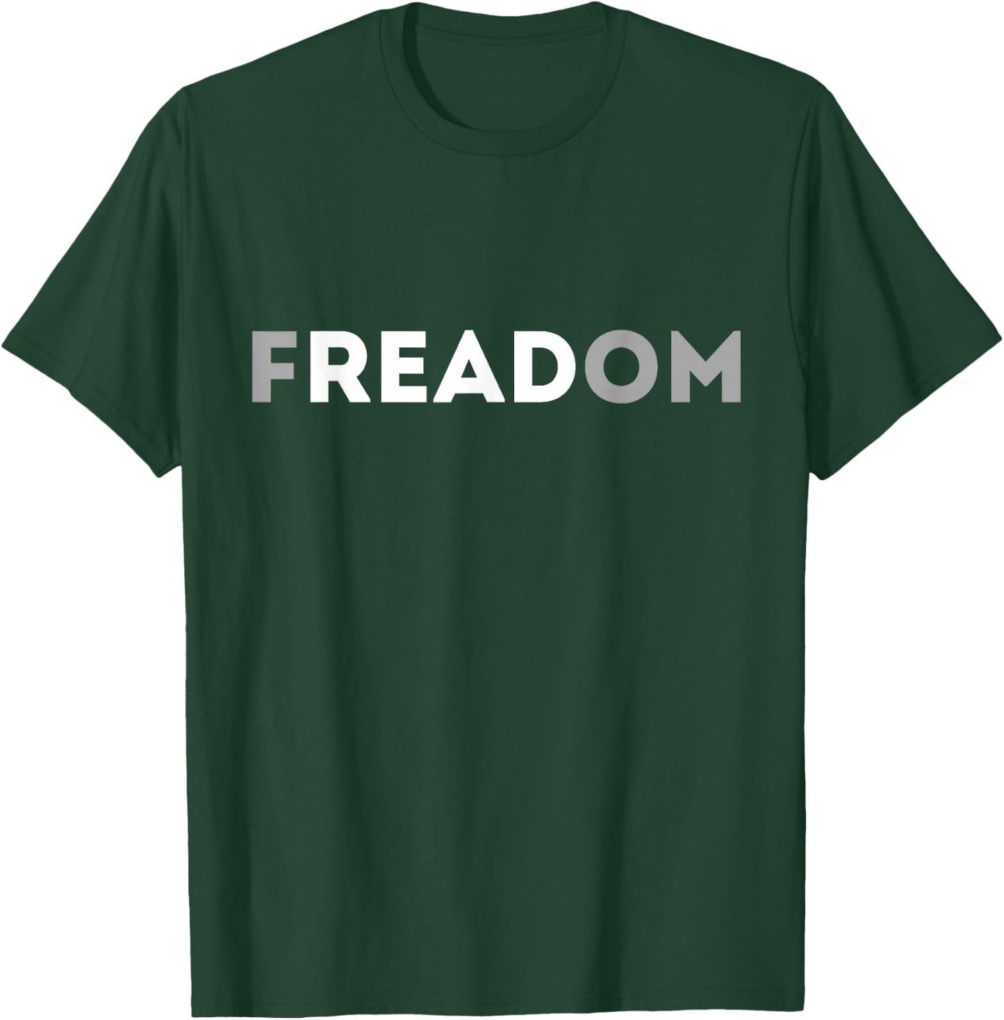 Funny Reading Books Lover Reading is Freedom T-Shirt - T-Shirt | Forest