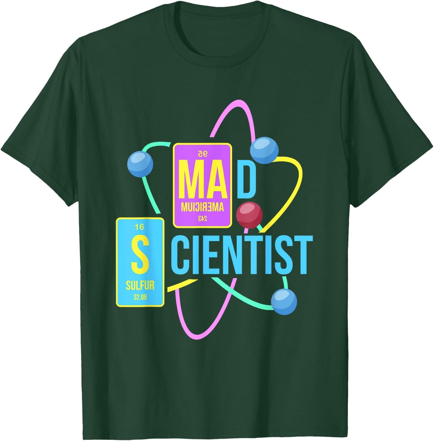 Mad Scientist T Shirt Science For Child Boys Girls Costume T-Shirt - T-Shirt | Forest