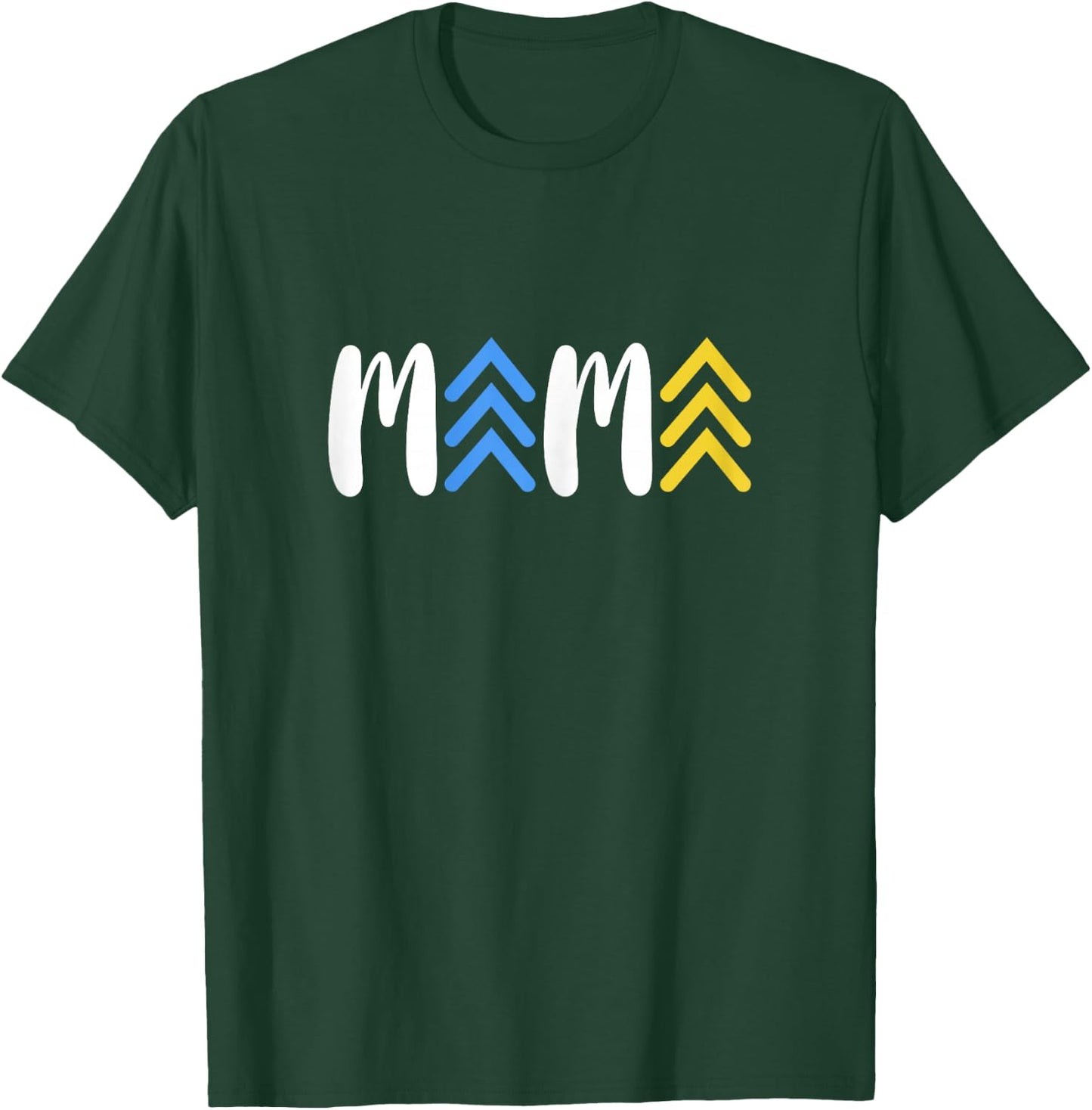 Mama Down Syndrome Awareness For Mom Mother T-Shirt - T-Shirt | Forest