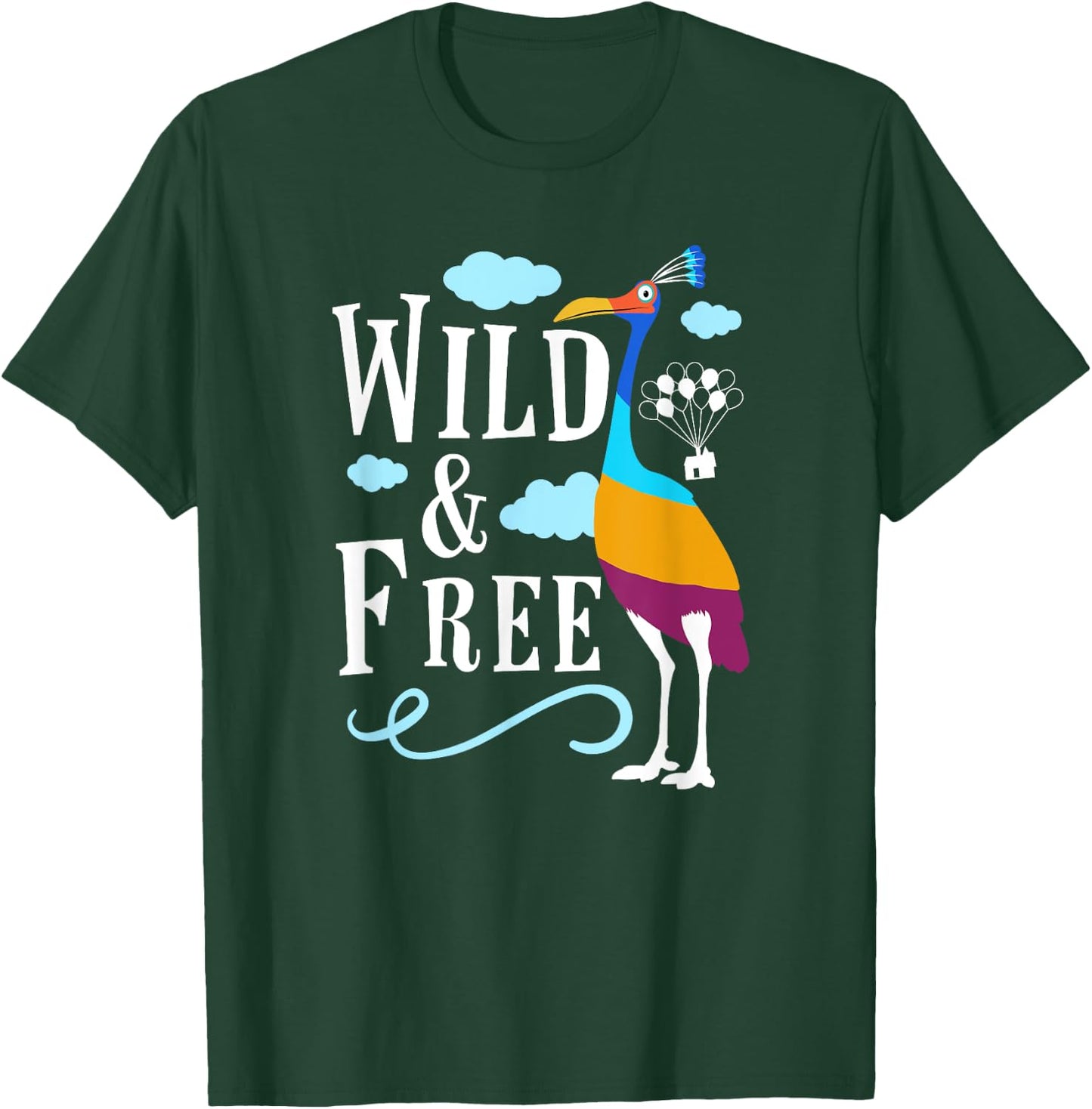 Wild & Free Theme Kevin Giant South American Bird T-Shirt - T-Shirt | Forest
