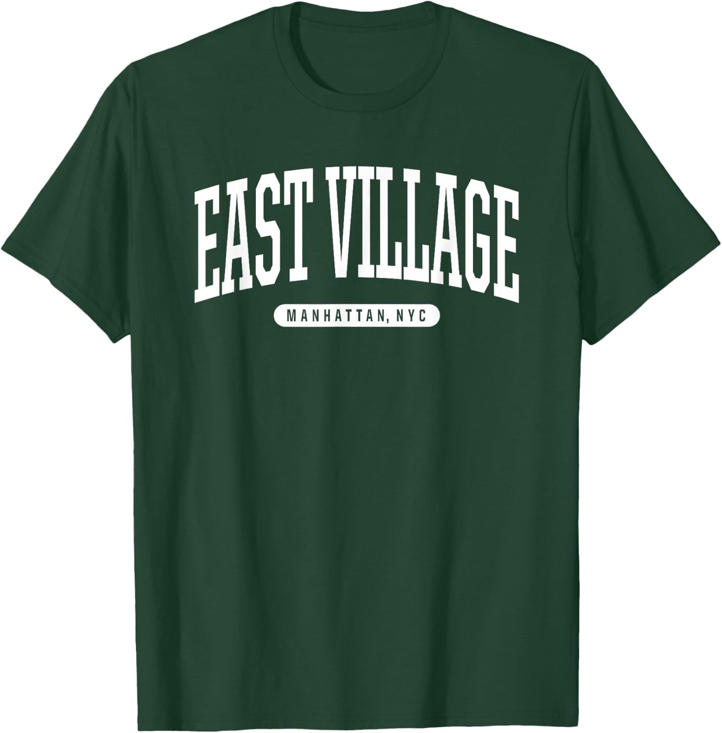 NYC Borough East Village Manhattan New York T-Shirt - T-Shirt | Forest