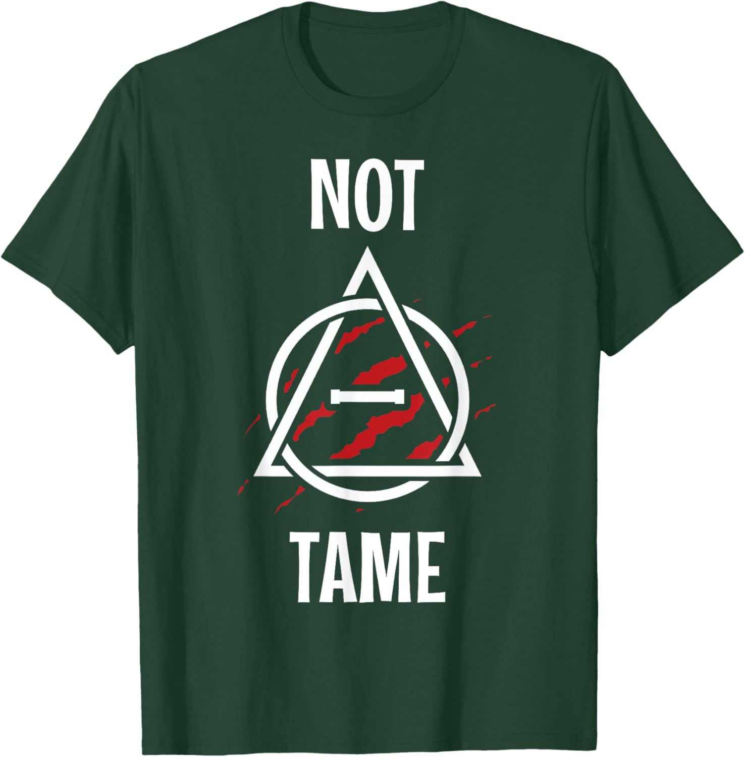 Not Tame Theta Delta Furry Alter Kin Otherkin Therian T-Shirt - T-Shirt | Forest