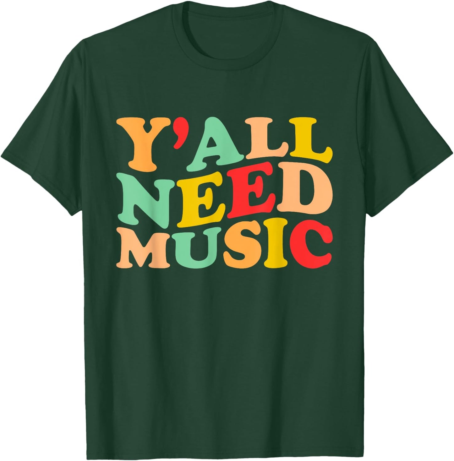 Music Teacher Music Lover Musical Instrument Musician T-Shirt - T-Shirt | Forest