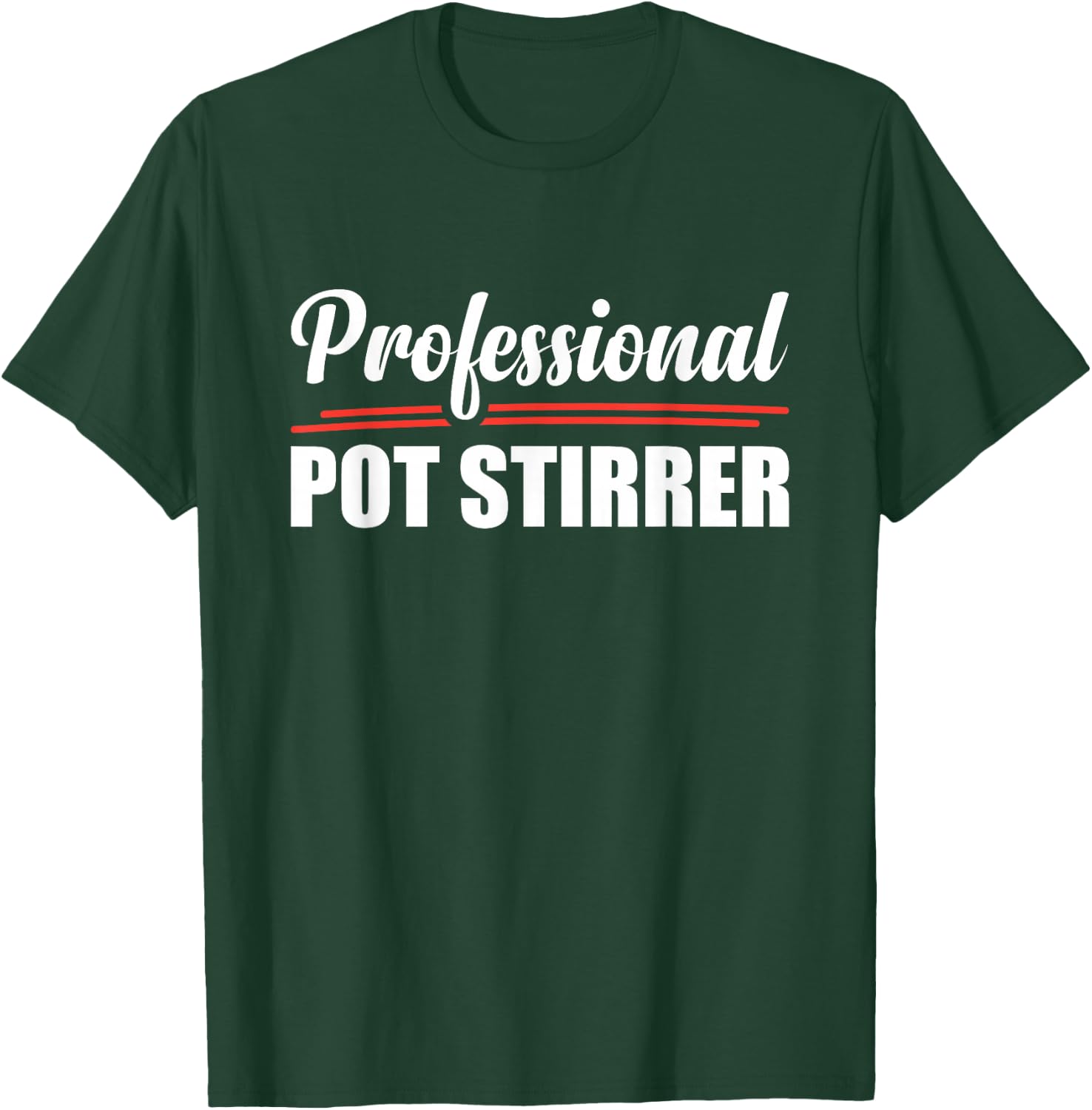 Chef Cook Culinary Professional Kitchen Cooking Professional Pot Stirrer - -Adults, Black, Small, Short Sleeve T-Shirt - T-Shirt | Forest
