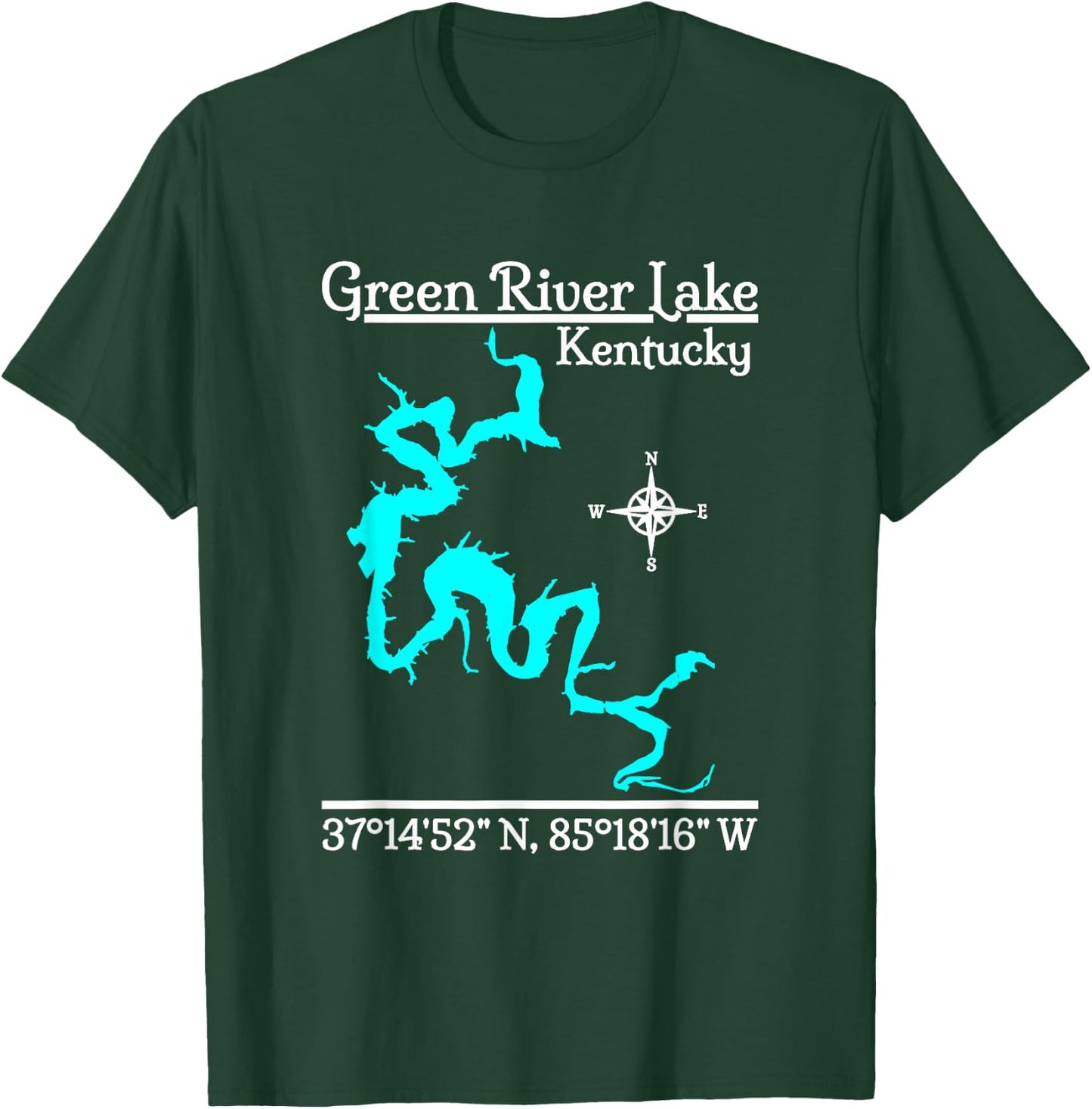 Green River Lake - Kentucky T-Shirt - T-Shirt | Forest