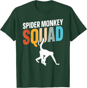 Spider Monkey Squad Design for a Spider monkey fan T-Shirt - T-Shirt | Forest