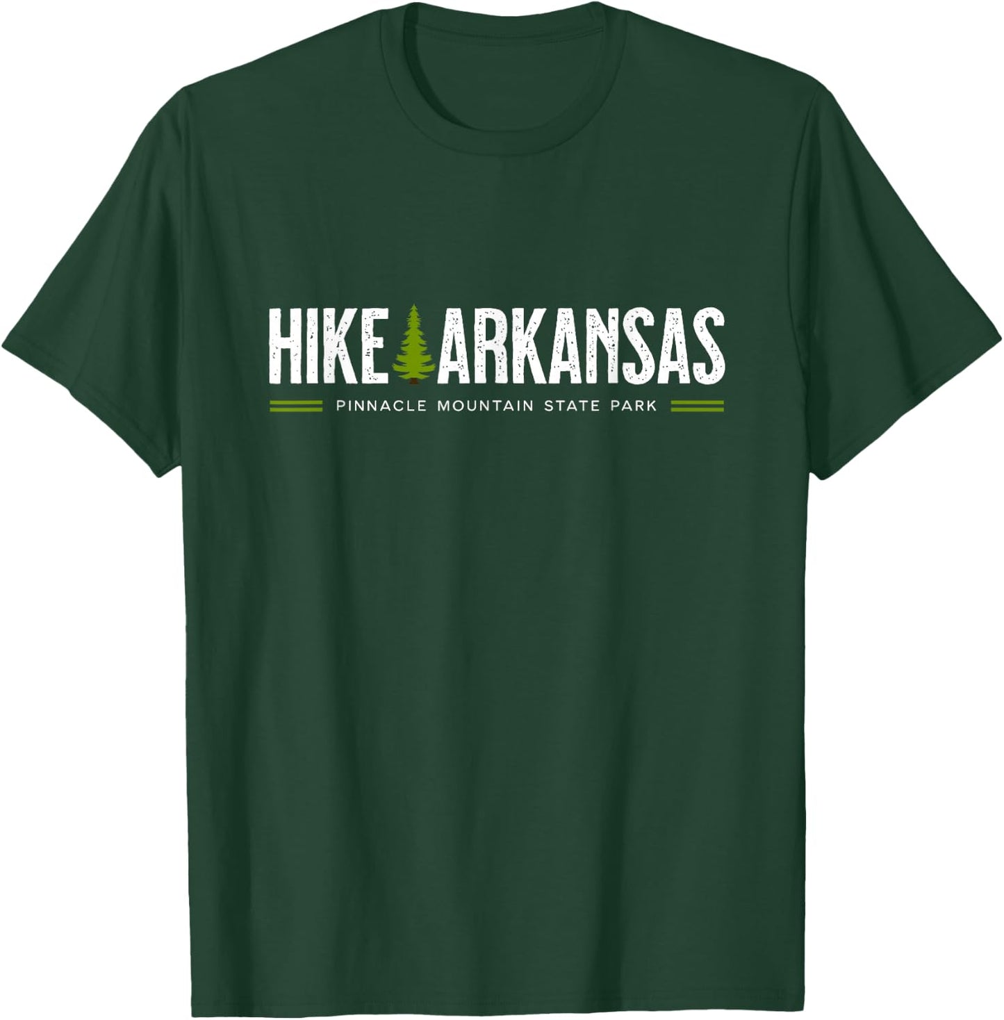 Arkansas Hike Pinnacle Mountain State Park Retro Graphic T-Shirt - T-Shirt | Forest