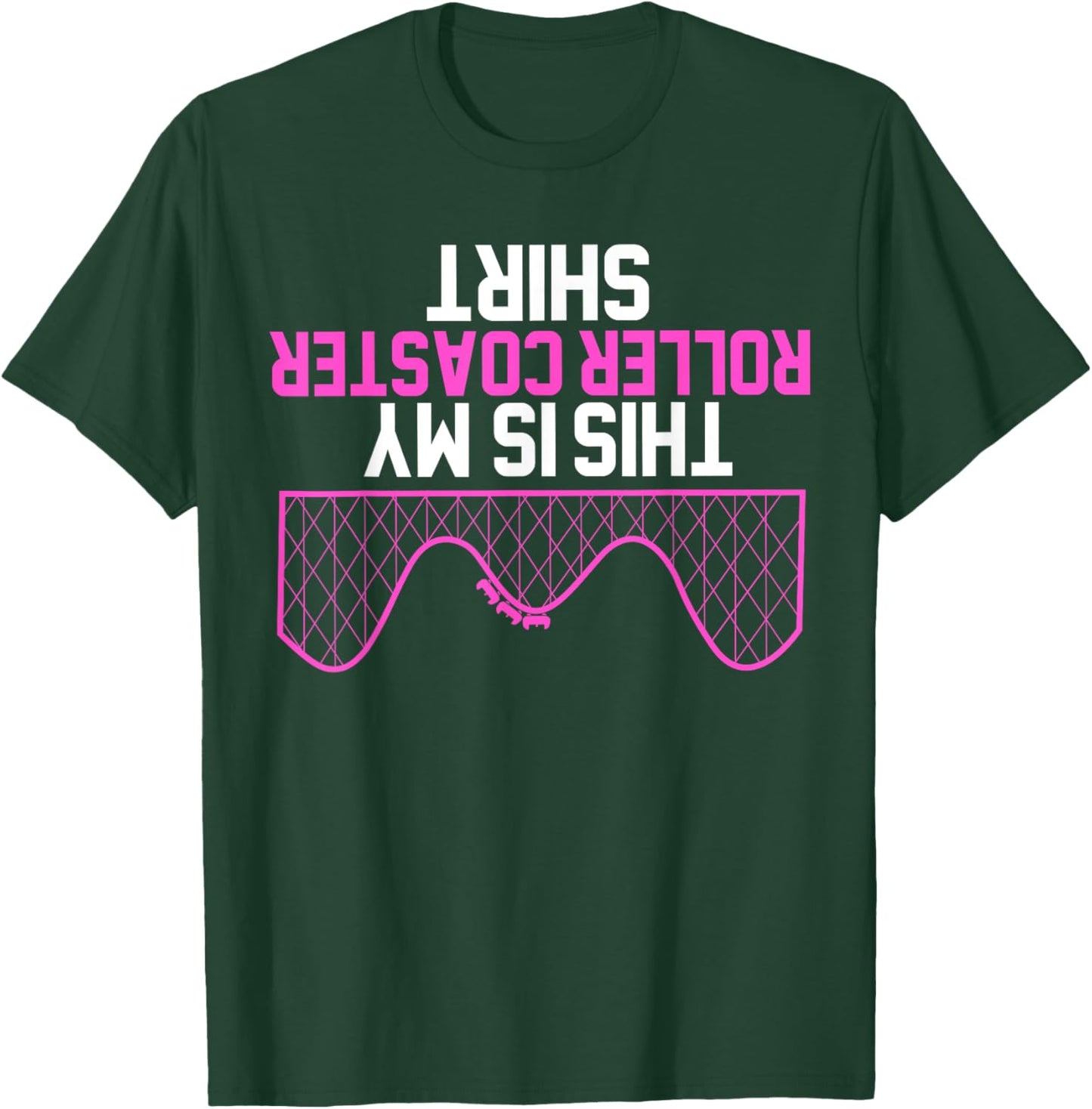 This Is My Roller Coaster Funny Roller Coaster T-Shirt - T-Shirt | Forest
