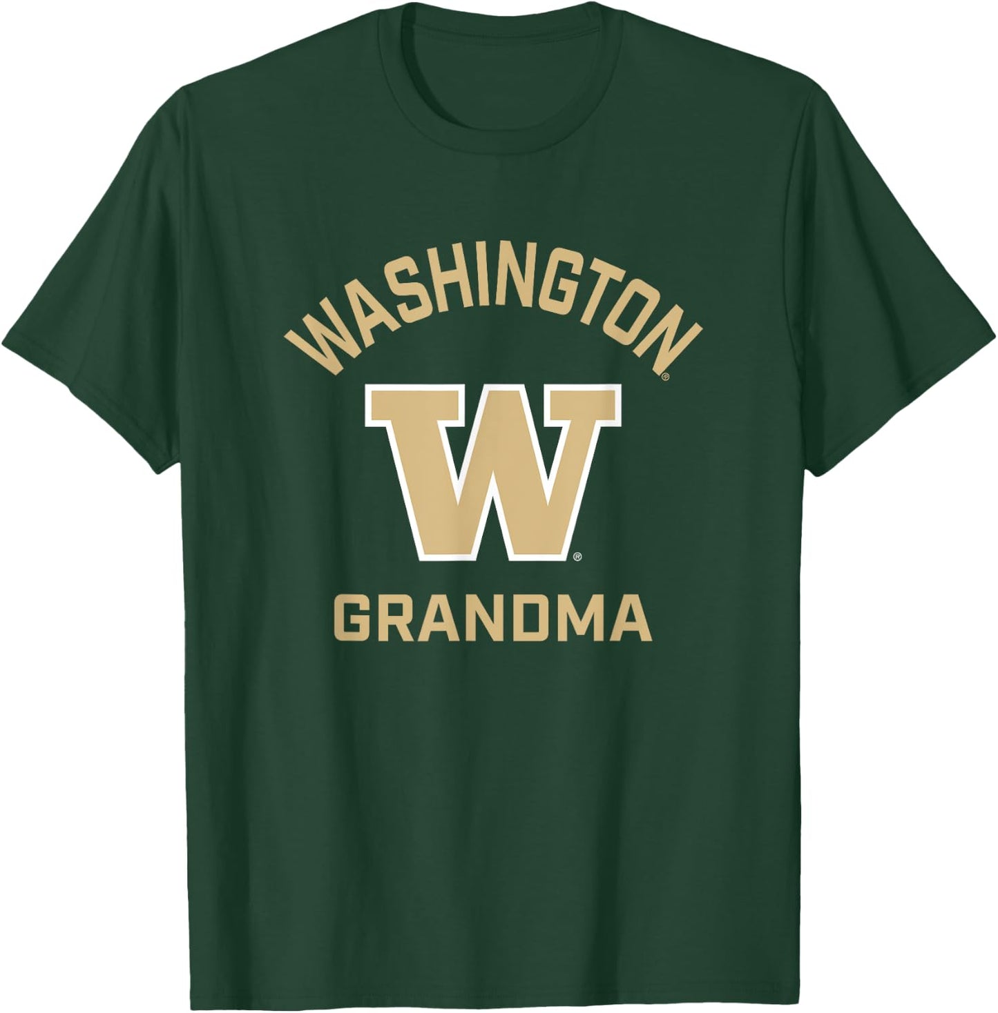 University of Washington Huskies Arched Grandma T-Shirt - T-Shirt | Forest