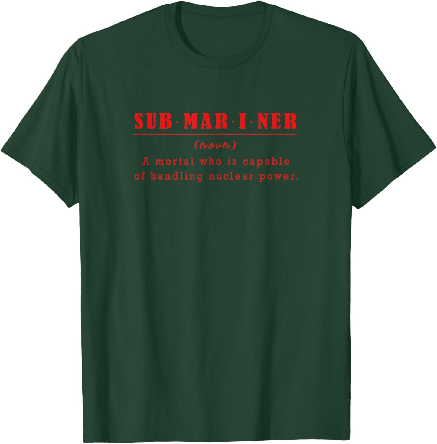 American Submarine Veteran Submariner Definition T-Shirt - T-Shirt | Forest