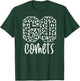 Comets Team Mascot School Spirit Game Night Leopard Print T-Shirt - T-Shirt | Forest