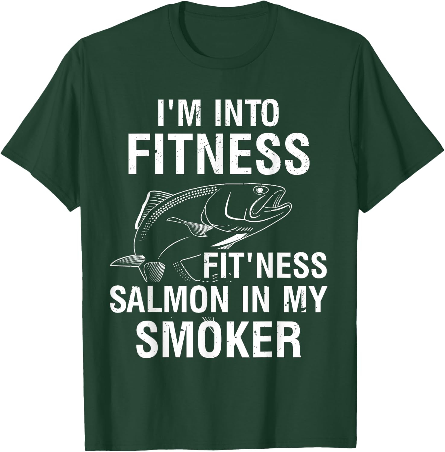 King Salmon Fishing fisherman T-Shirt - T-Shirt | Forest