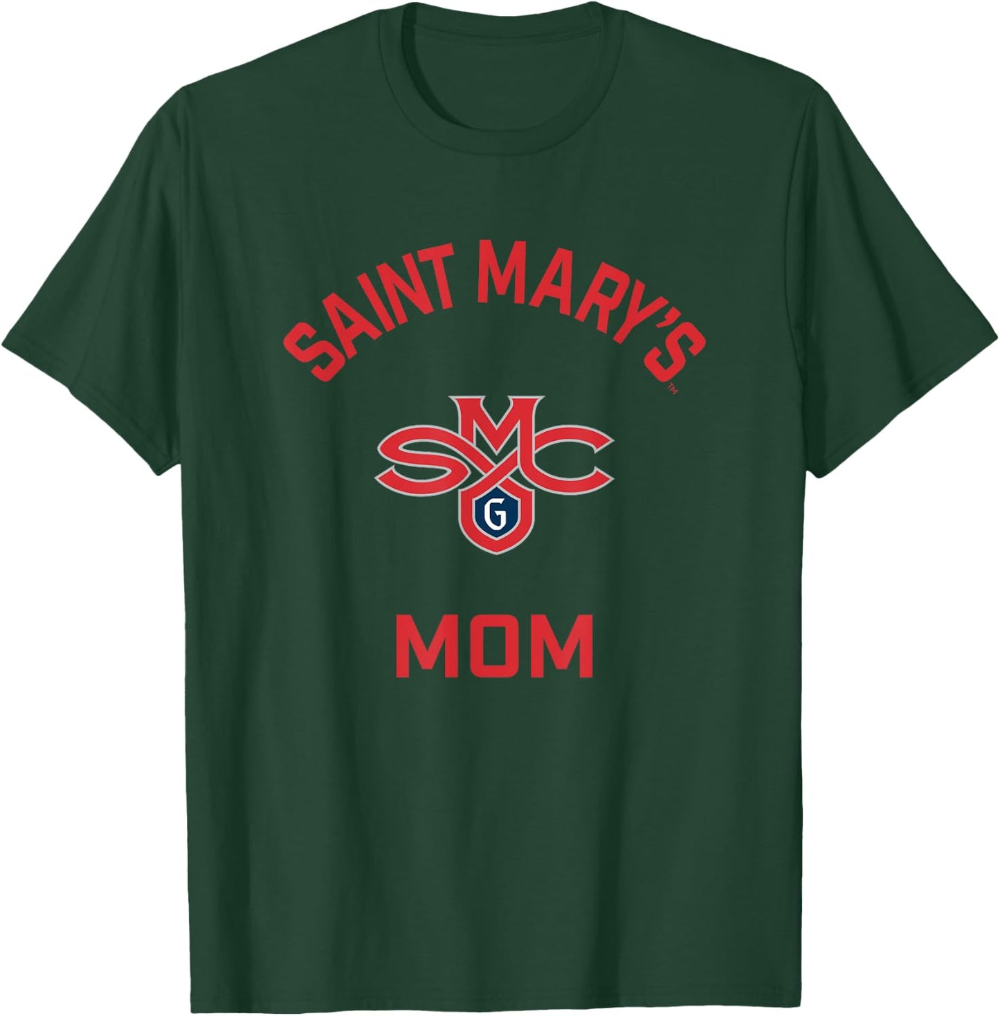 Saint Mary's College Gaels Arched Mom T-Shirt - T-Shirt | Forest