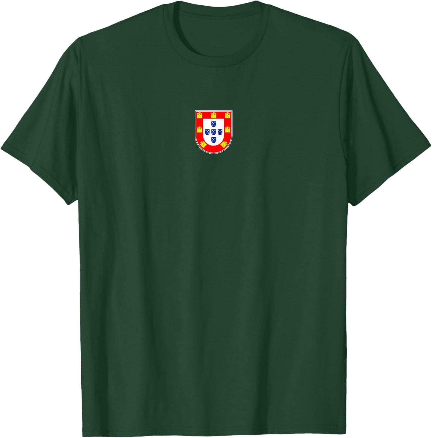 Portugal Quinas - Portuguese Flag Retro T-Shirt - T-Shirt | Forest