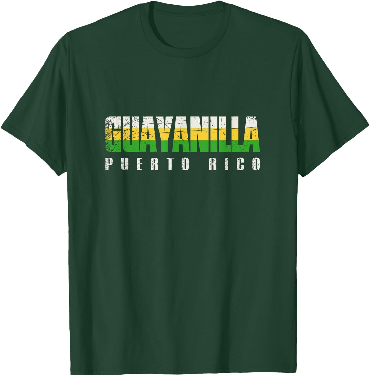 Guayanilla City in Puerto Rico, Guayanilla Flag T-Shirt - T-Shirt | Forest