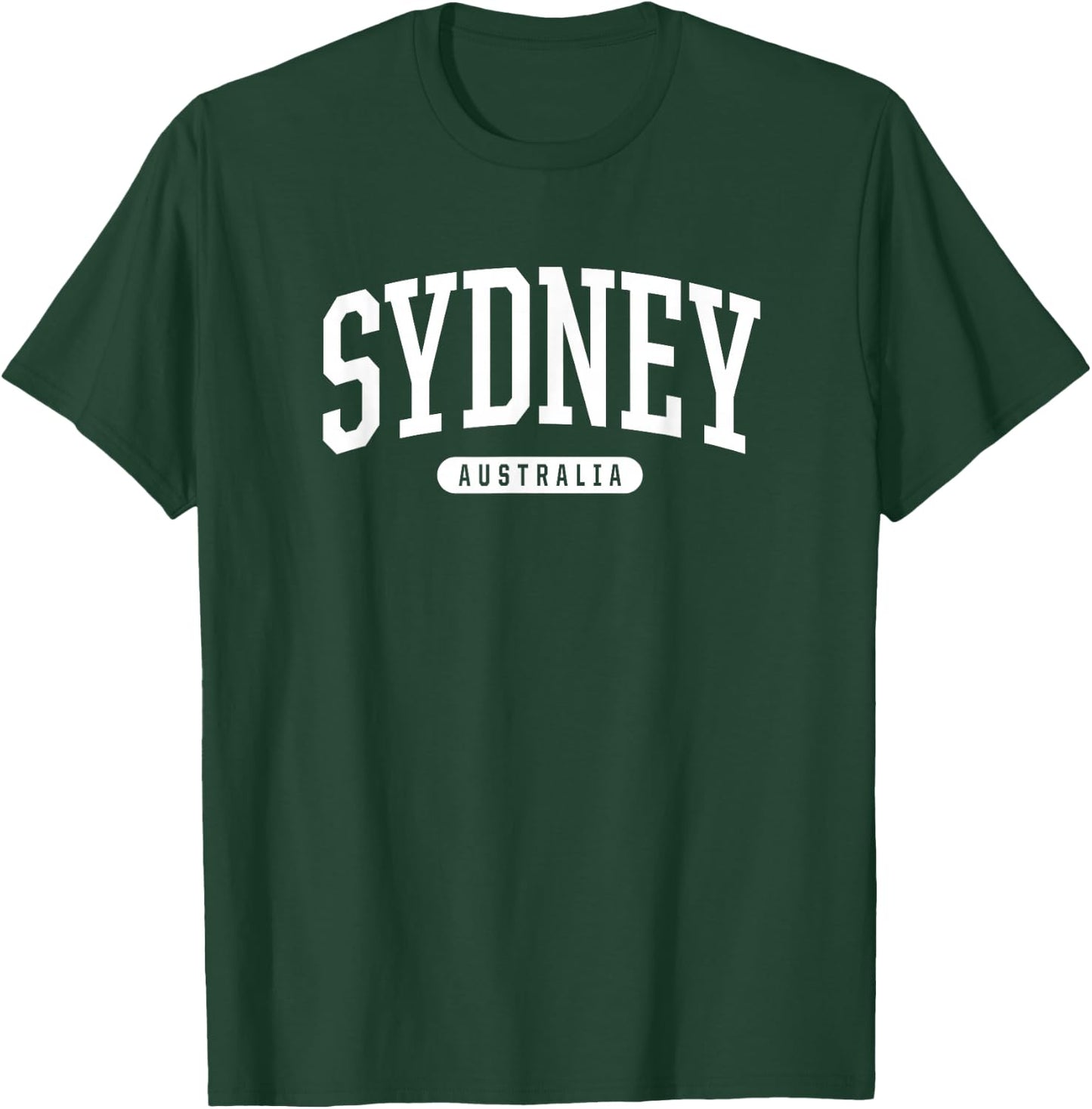 College Style Sydney Australia Souvenir Gift T-Shirt - T-Shirt | Forest