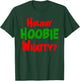 Holiday Hoobie Whatty? Black Casual Christmas T-Shirt - T-Shirt | Forest