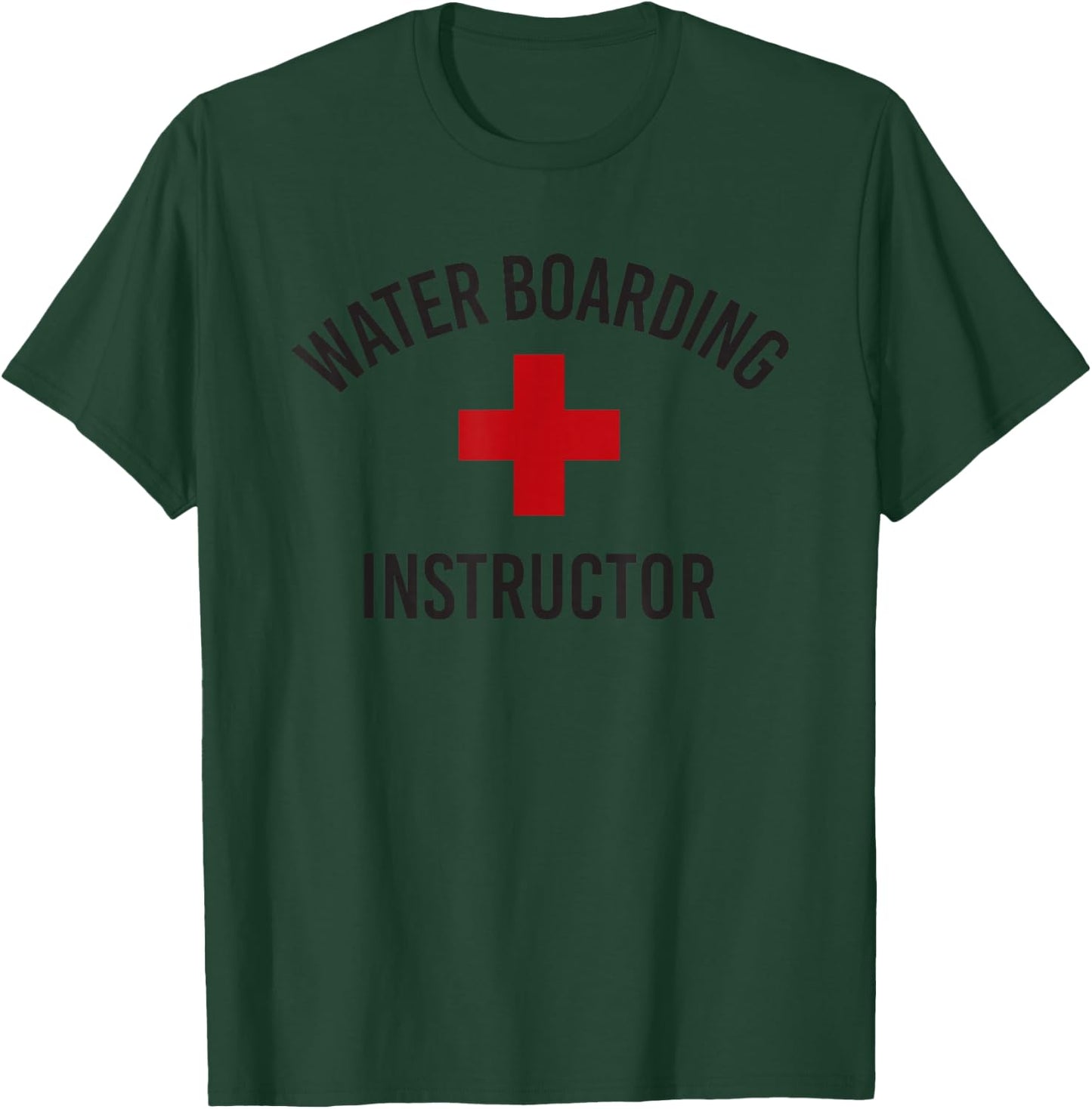 Water Boarding Instructor T-Shirt - T-Shirt | Forest