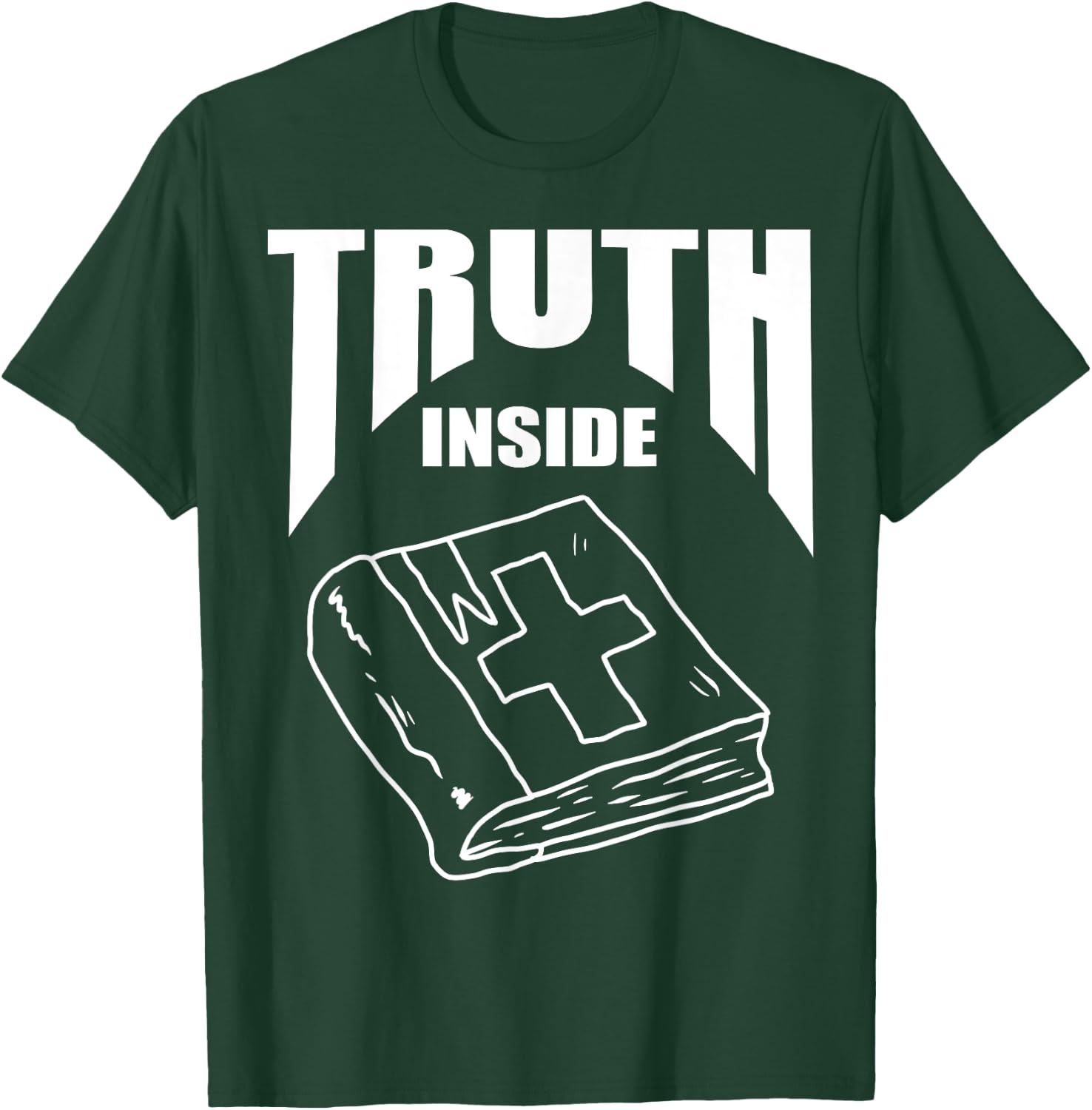 Bible God Jesus Christ Faith Christian T-Shirt - T-Shirt | Forest