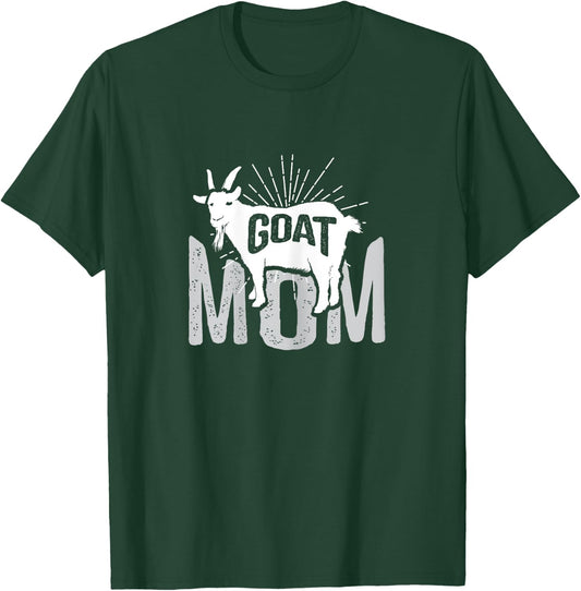Goat Mom Farmer Goat Lover Gift T-Shirt - T-Shirt | Forest