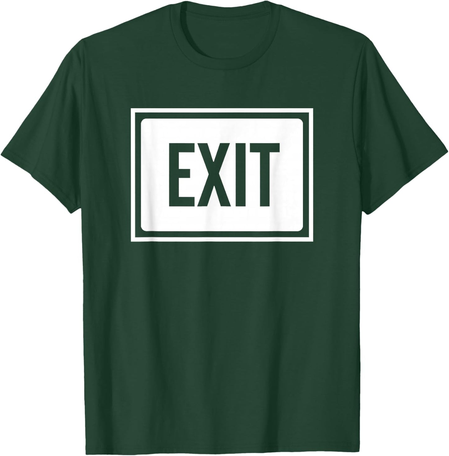 Exit Sign logo T-Shirt - T-Shirt | Forest
