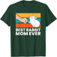 Best Rabbit Mom Ever Cute Bunny Rabbit Mom T-Shirt - T-Shirt | Forest