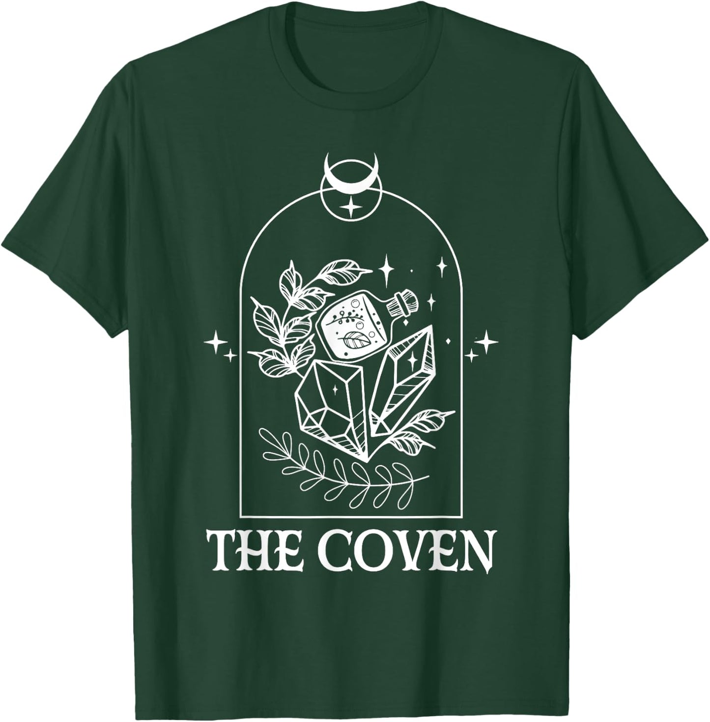 The Coven Bride Witch Bachelorette Matching Gothic Halloween T-Shirt - T-Shirt | Forest