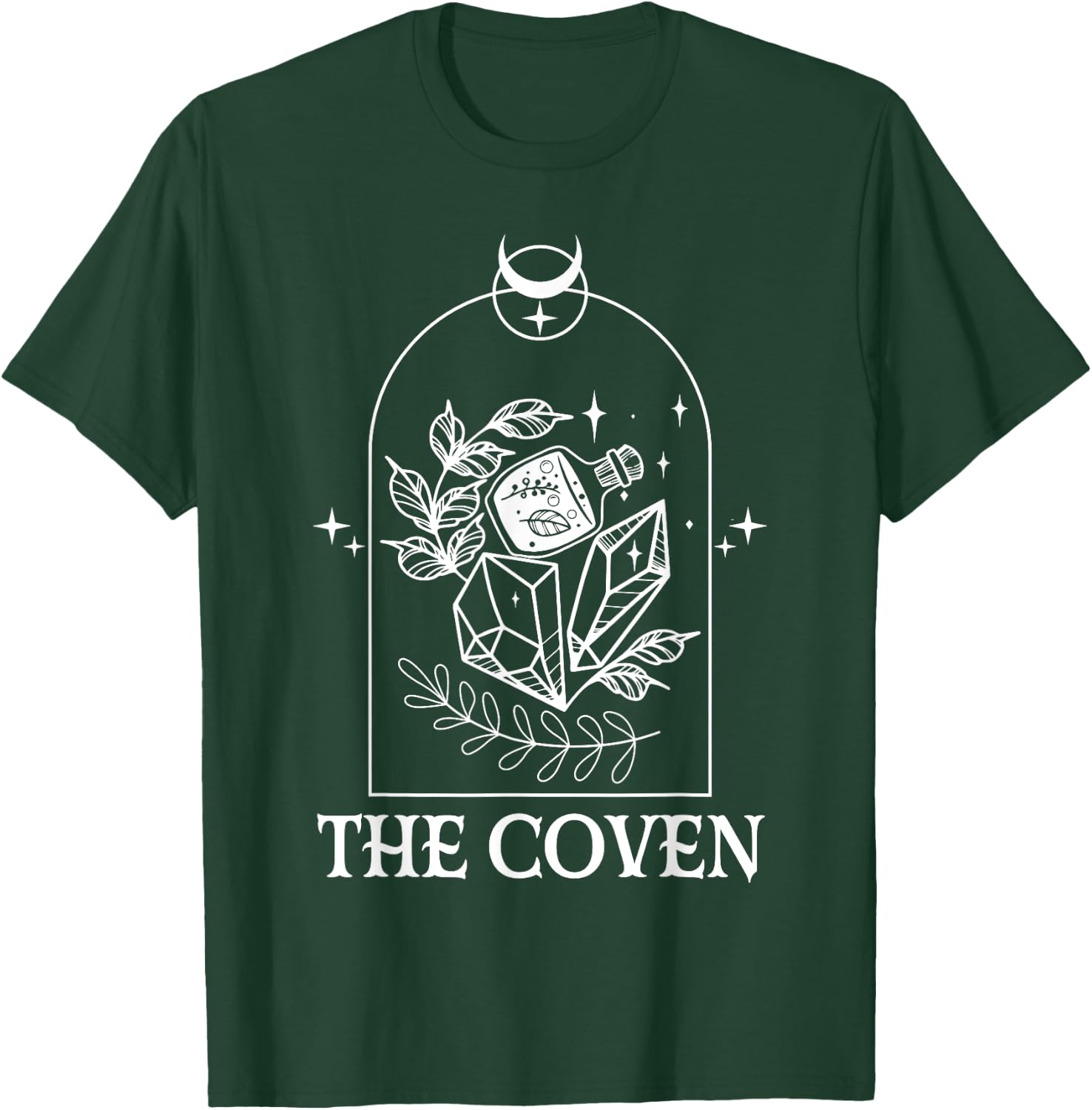 The Coven Bride Witch Bachelorette Matching Gothic Halloween T-Shirt - T-Shirt | Forest