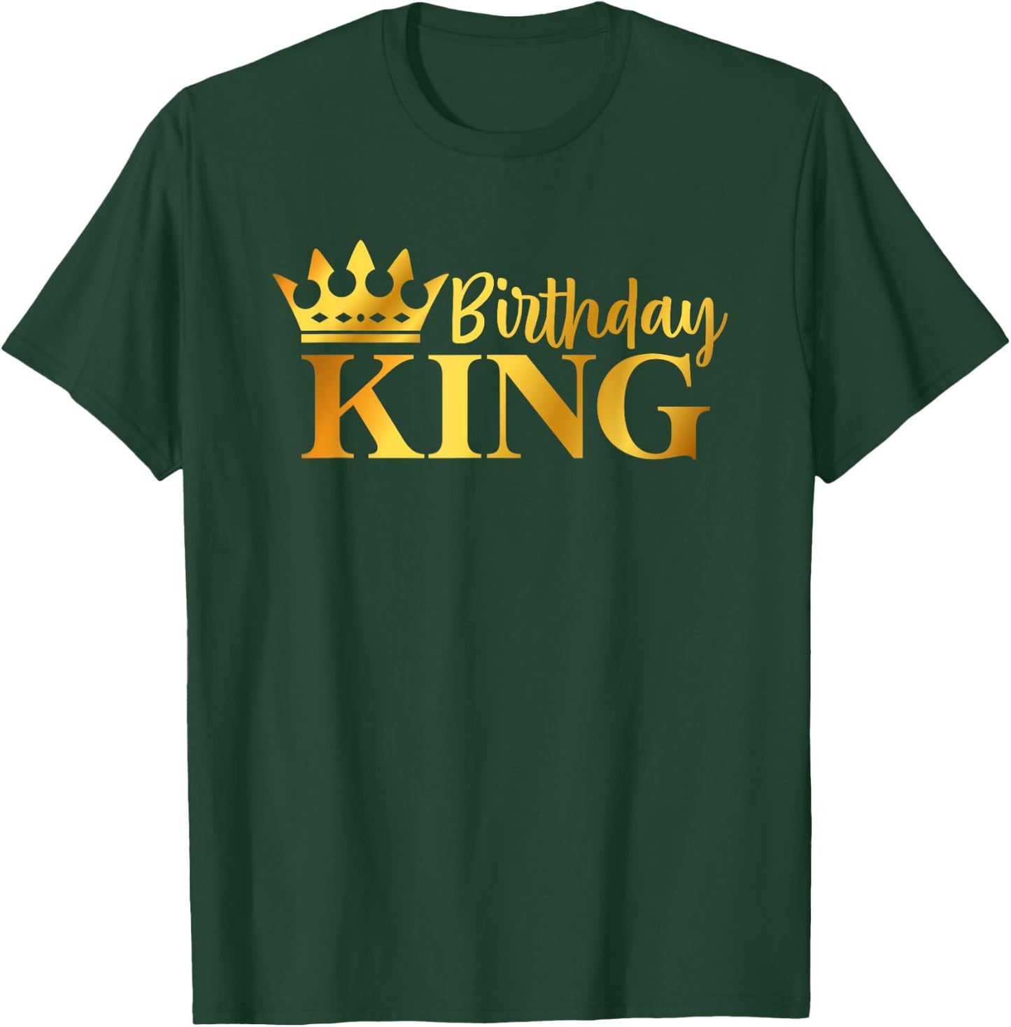 Birthday King Funny Birthday Costume Gifts Boys T-Shirt - T-Shirt | Forest