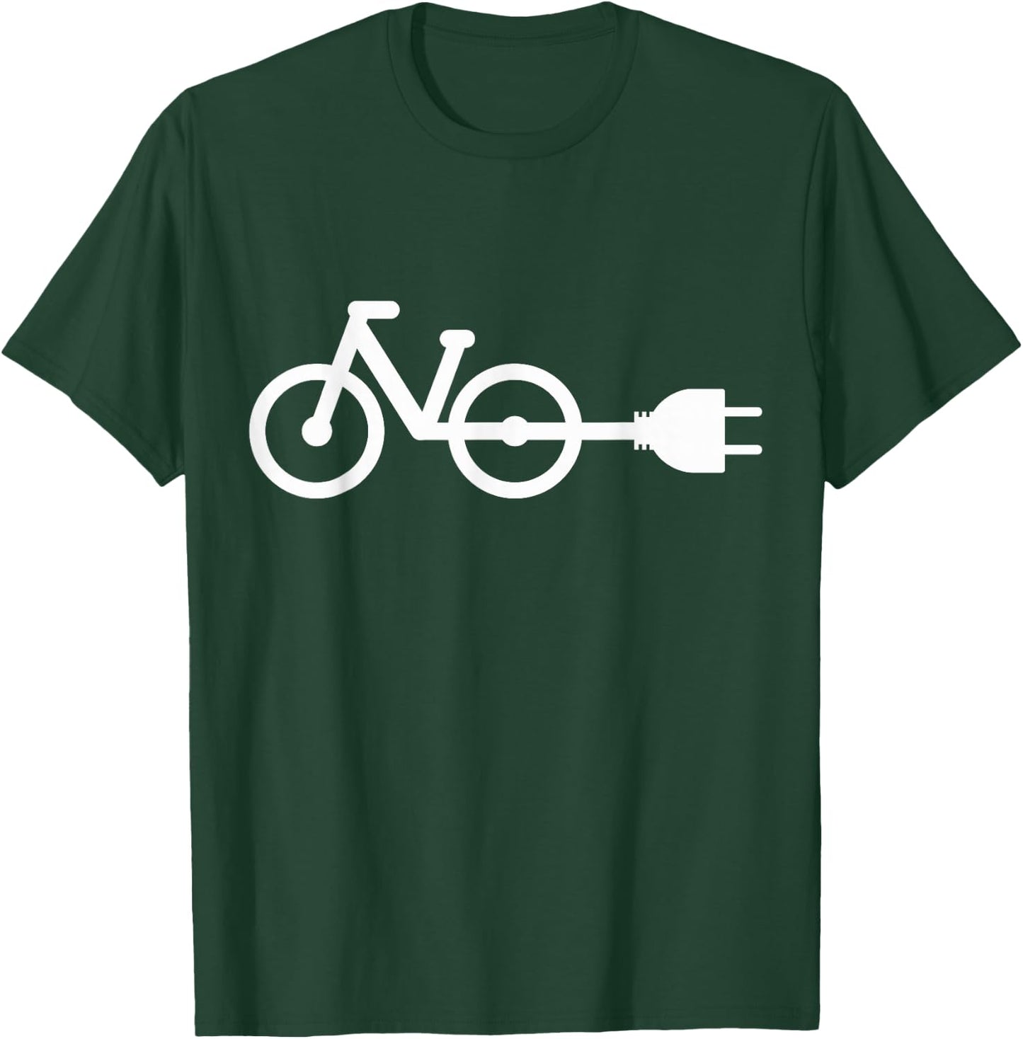 E-Bike Electric Bicycle T-Shirt - T-Shirt | Forest