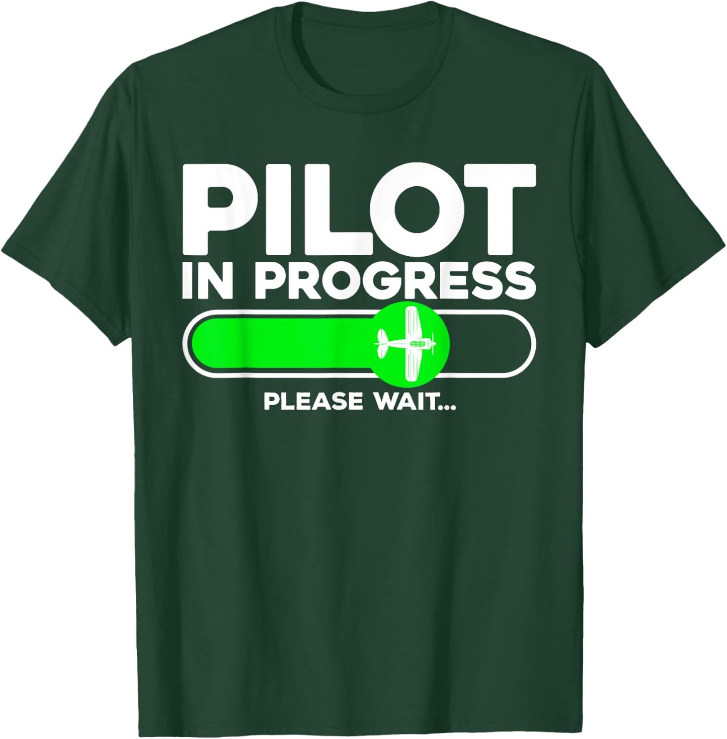 Pilot Art Men Women Airline Future Pilot Aviation Airplane T-Shirt - T-Shirt | Forest