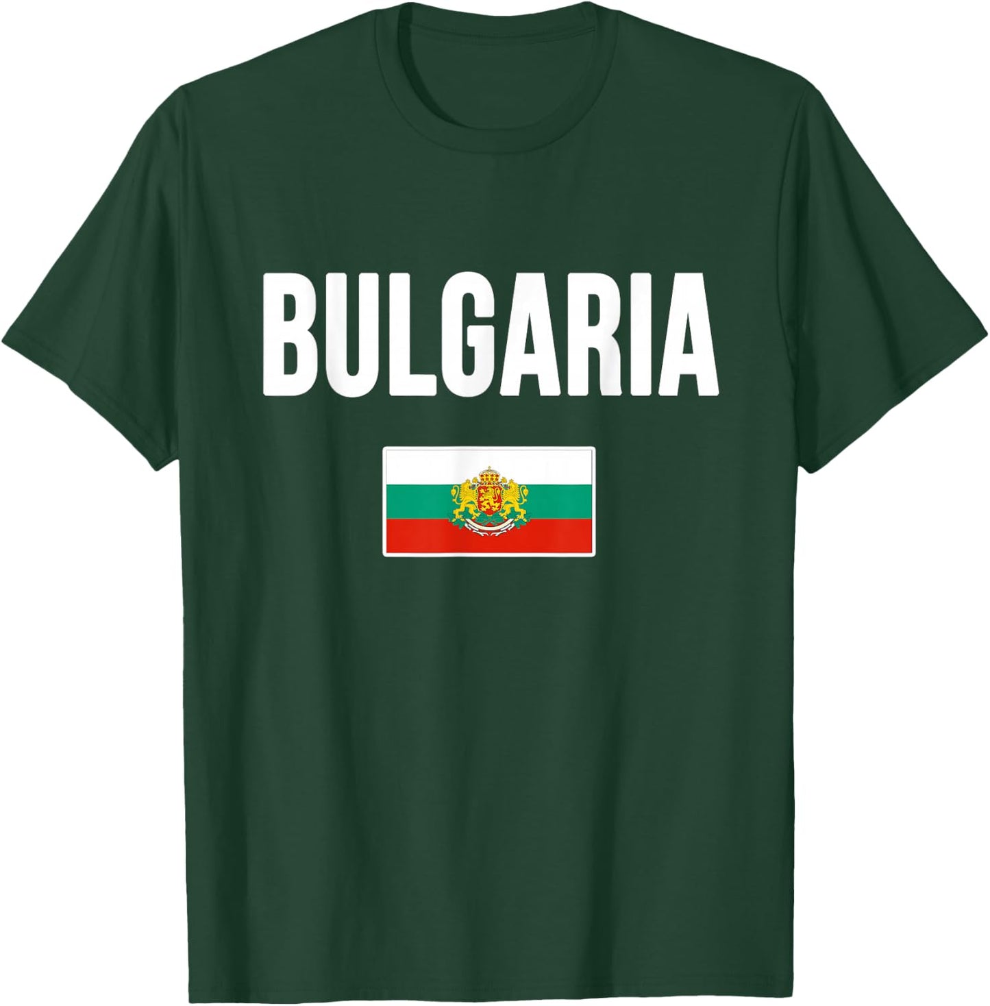 Bulgaria Bulgarian Flag T-Shirt - T-Shirt | Forest
