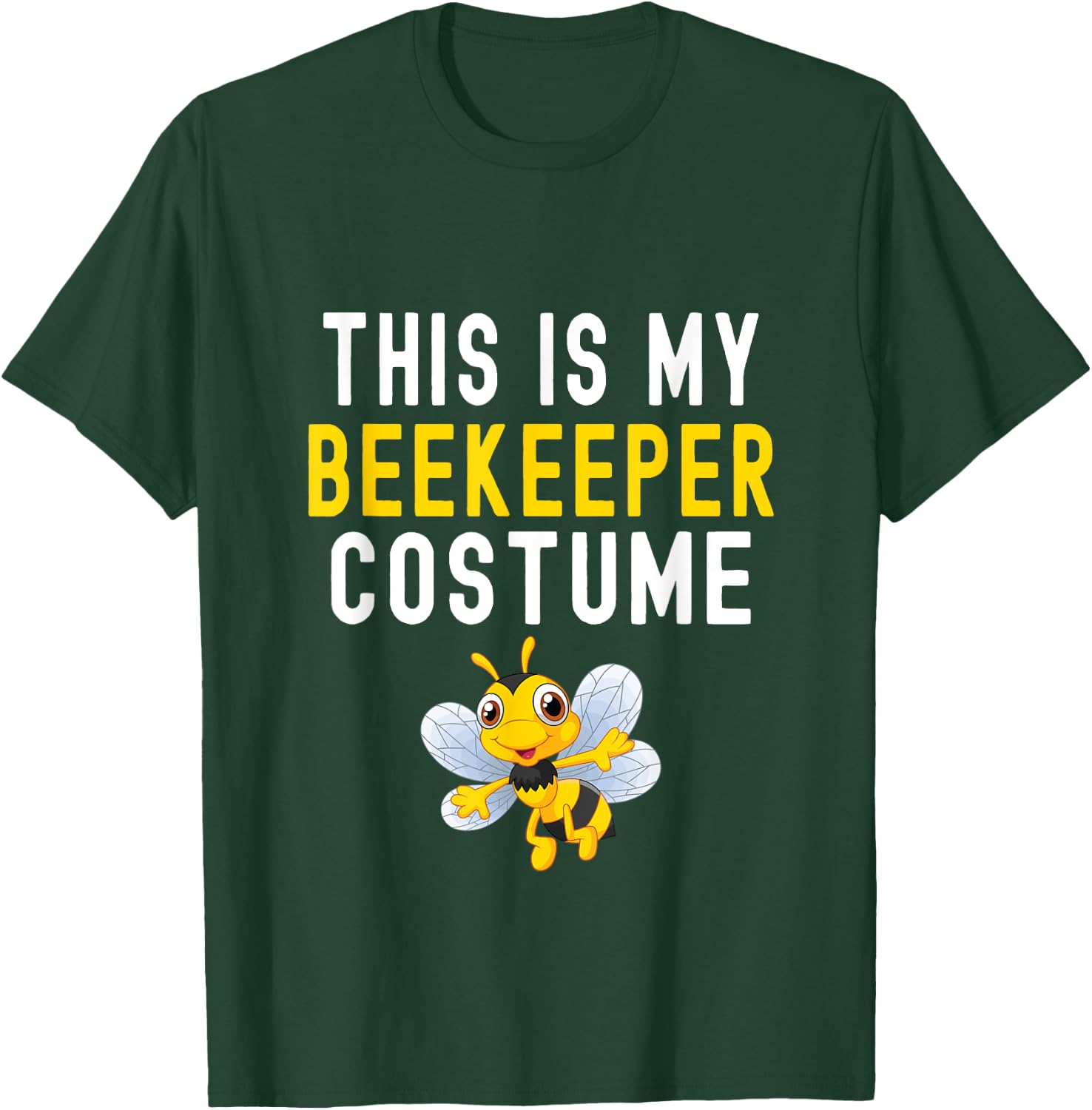 This Is My Beekeeper Costume Funny Bee Halloween T-Shirt - T-Shirt | Forest