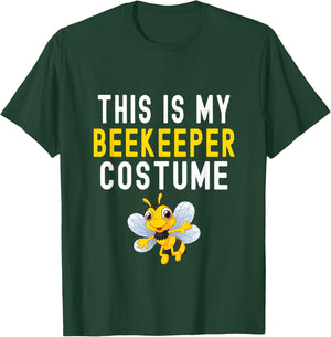This Is My Beekeeper Costume Funny Bee Halloween T-Shirt - T-Shirt | Forest