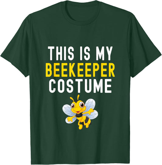 This Is My Beekeeper Costume Funny Bee Halloween T-Shirt - T-Shirt | Forest