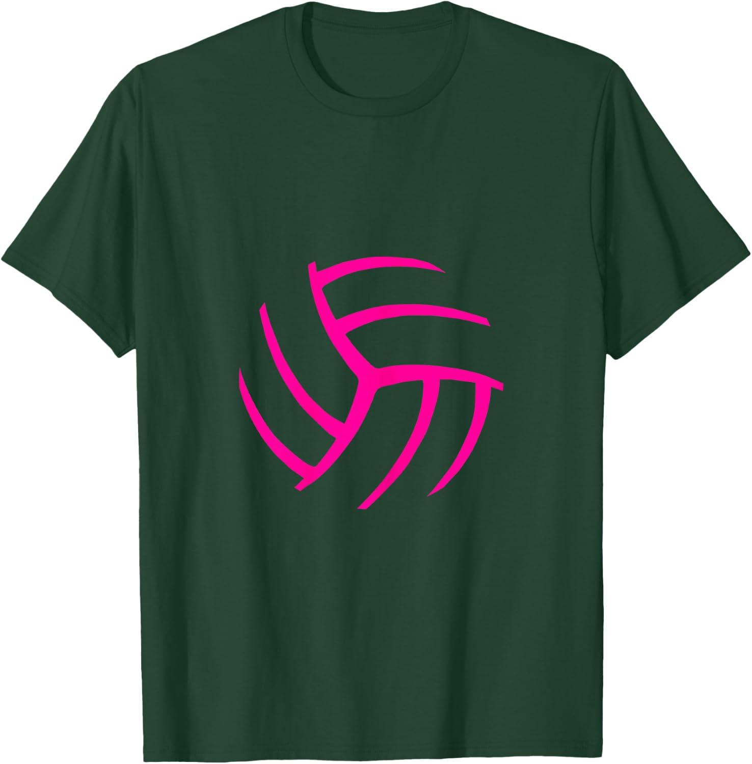 Women Volleyball Apparel - Graphic Design for Girls T-Shirt - T-Shirt | Forest