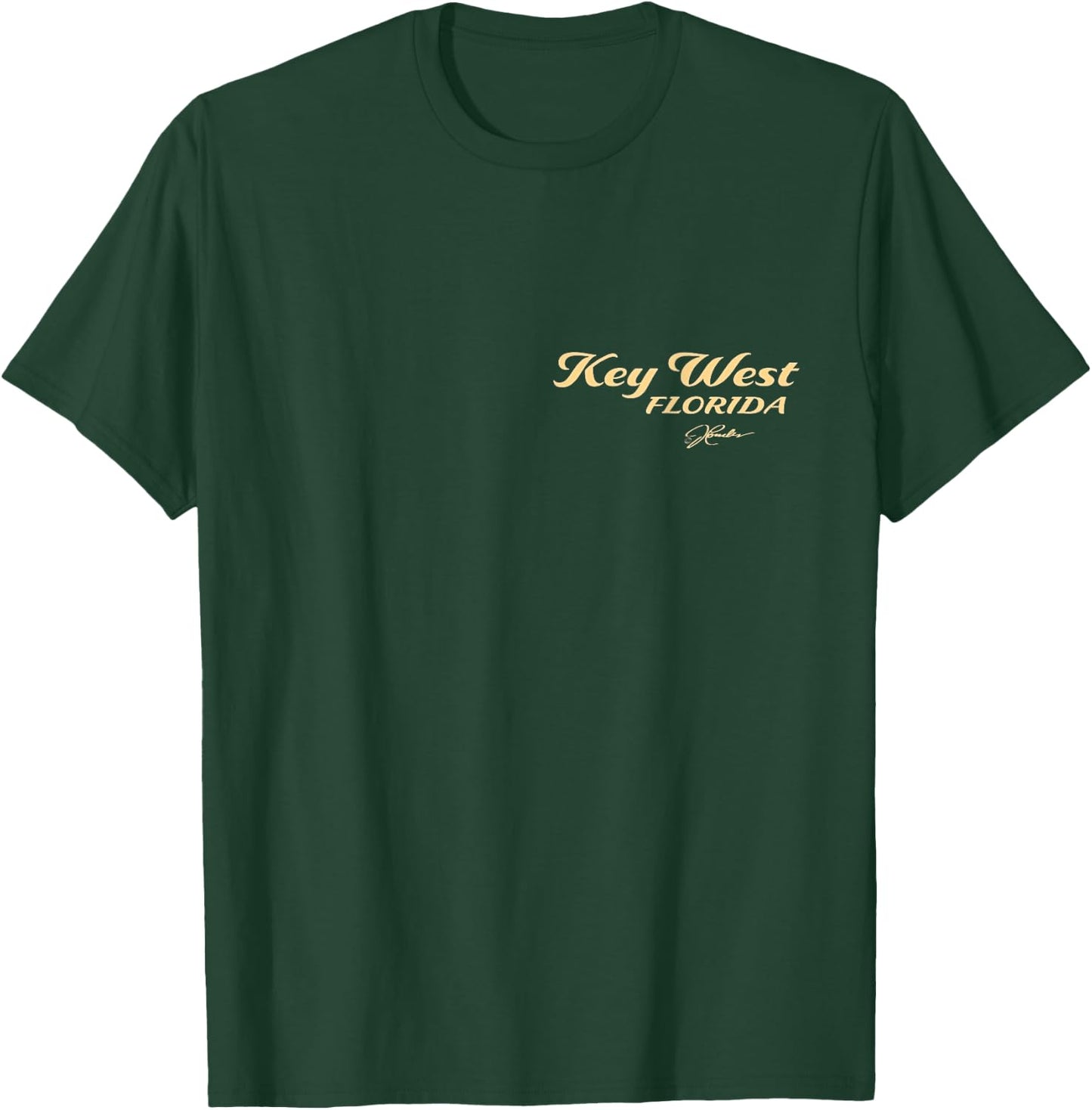 Key West, Florida, Palm Tree (2-Sided) T-Shirt - T-Shirt | Forest