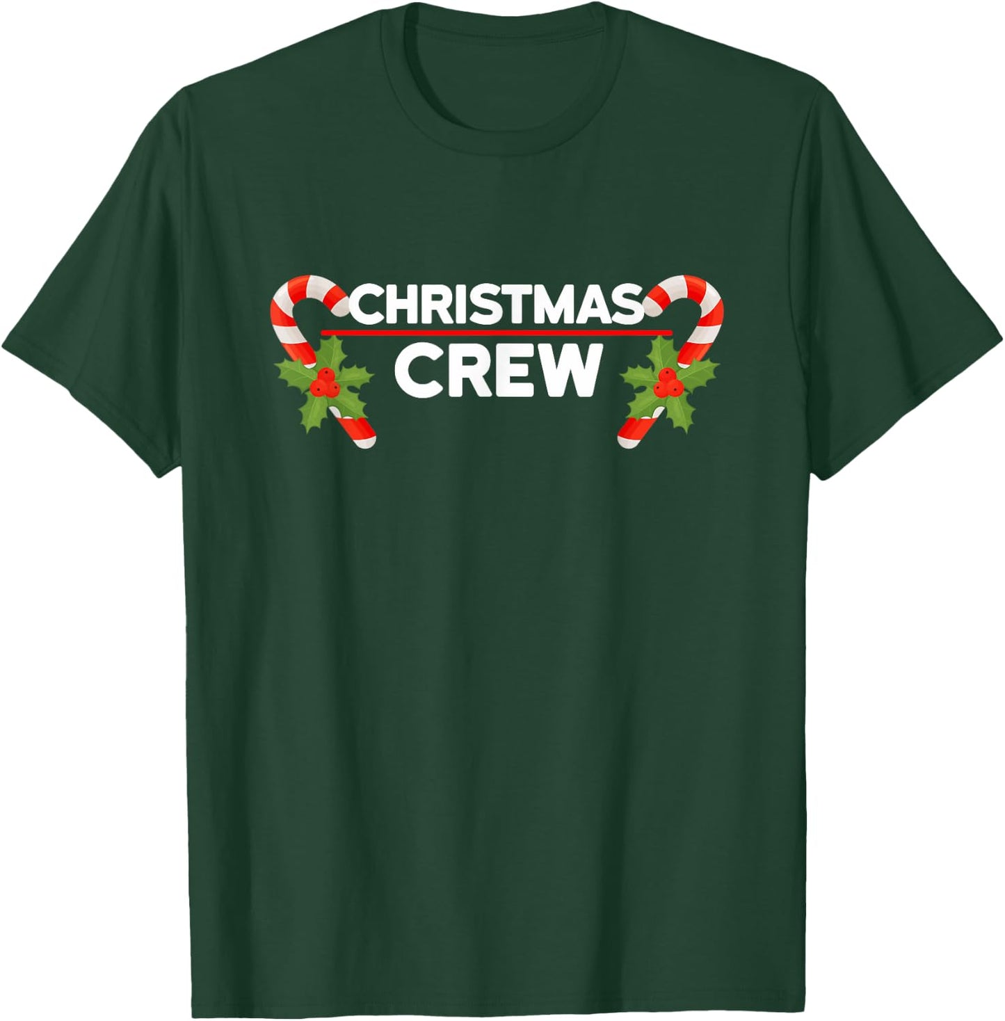 Christmas Crew Funny Christmas Men Women T-Shirt - T-Shirt | Forest