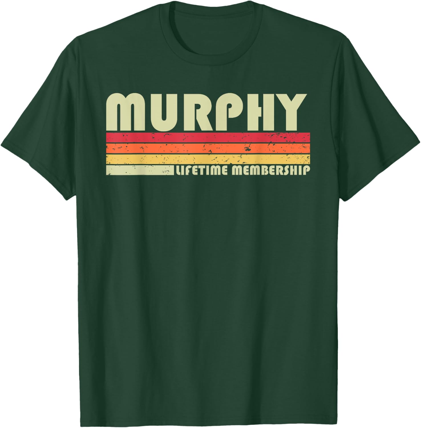 MURPHY Surname Funny Retro Vintage 80s 90s Birthday Reunion T-Shirt - T-Shirt | Forest