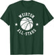 Weirton Vintage All-Stars Retro 80s Basketball T-Shirt - T-Shirt | Forest