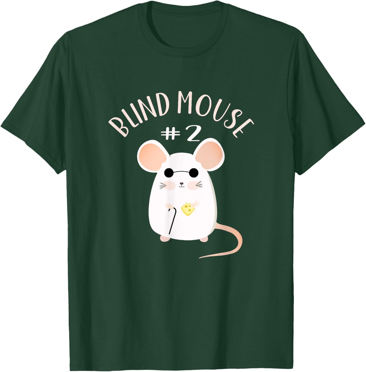 Three Blind Mice Matching Halloween Group Costume Mouse #2 T-Shirt - T-Shirt | Forest