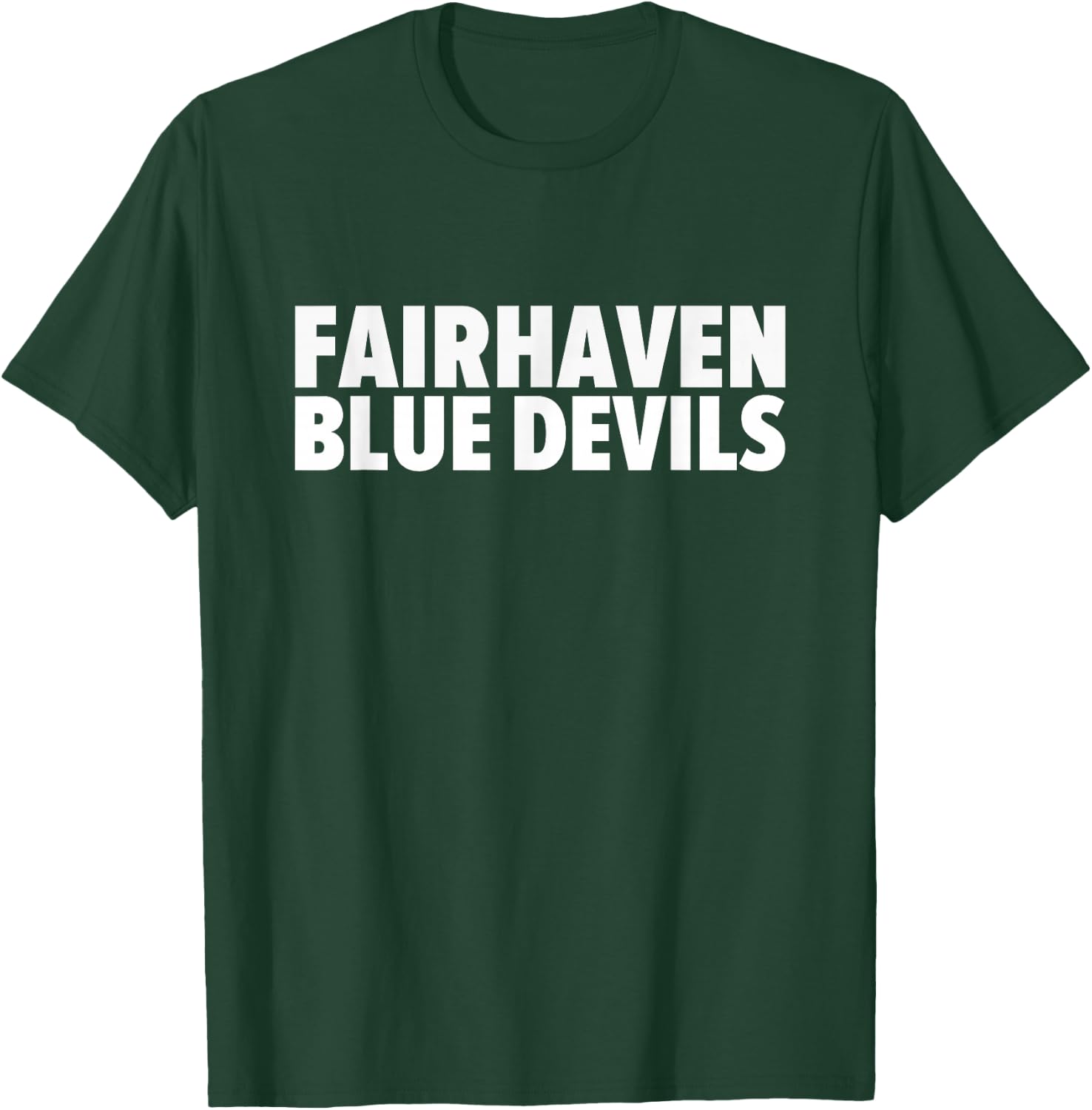 Fairhaven Blue Devils Bold T-Shirt - T-Shirt | Forest