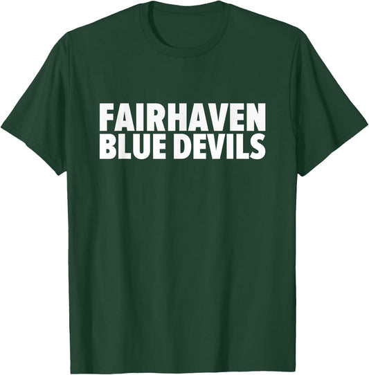 Fairhaven Blue Devils Bold T-Shirt - T-Shirt | Forest