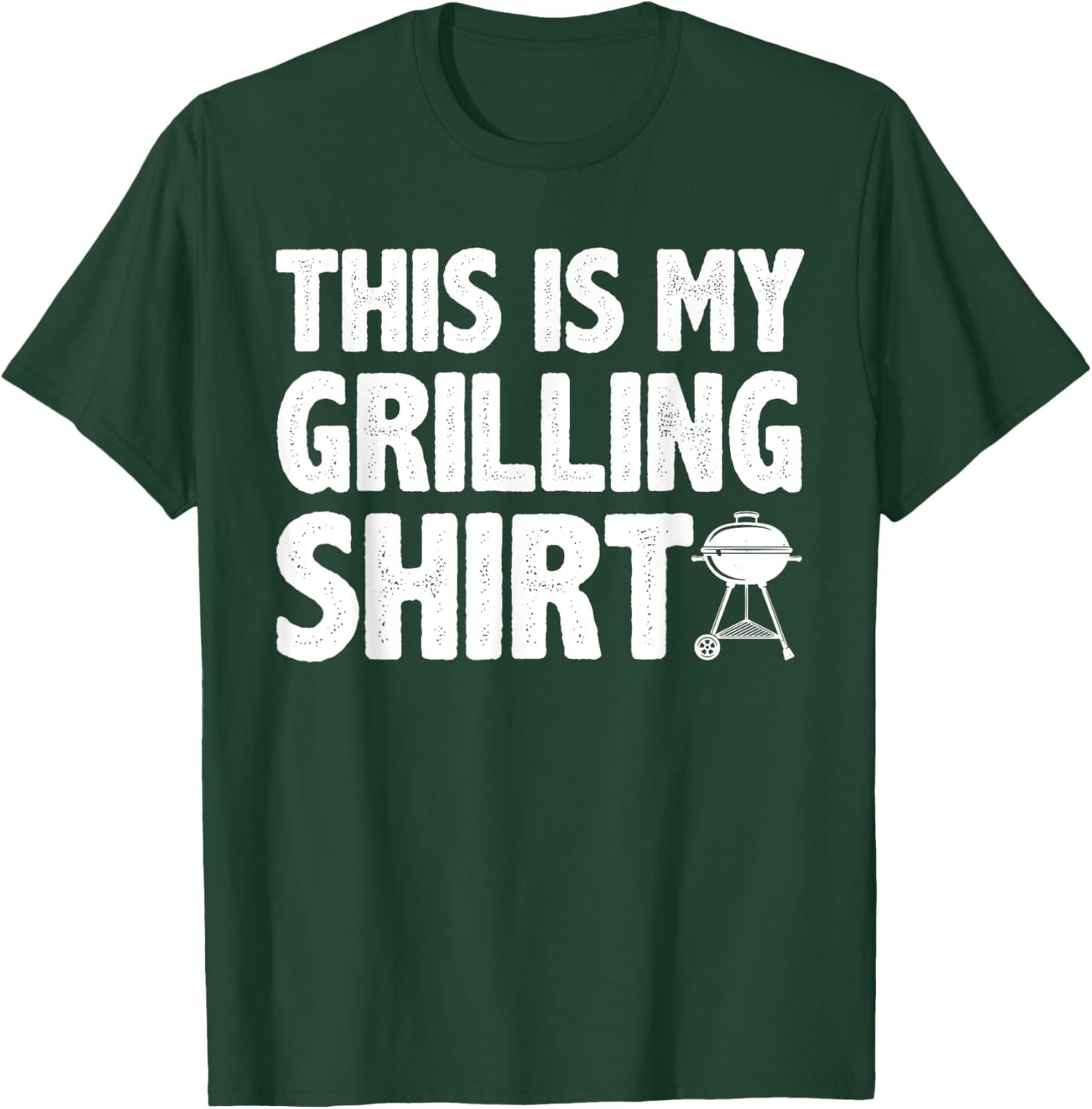 Funny Grilling Art Women Barbecue Meat Smoking BBQ T-Shirt - T-Shirt | Forest