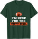 I'm Here For The Puppy Bowl Funny Dog T-Shirt - T-Shirt | Forest