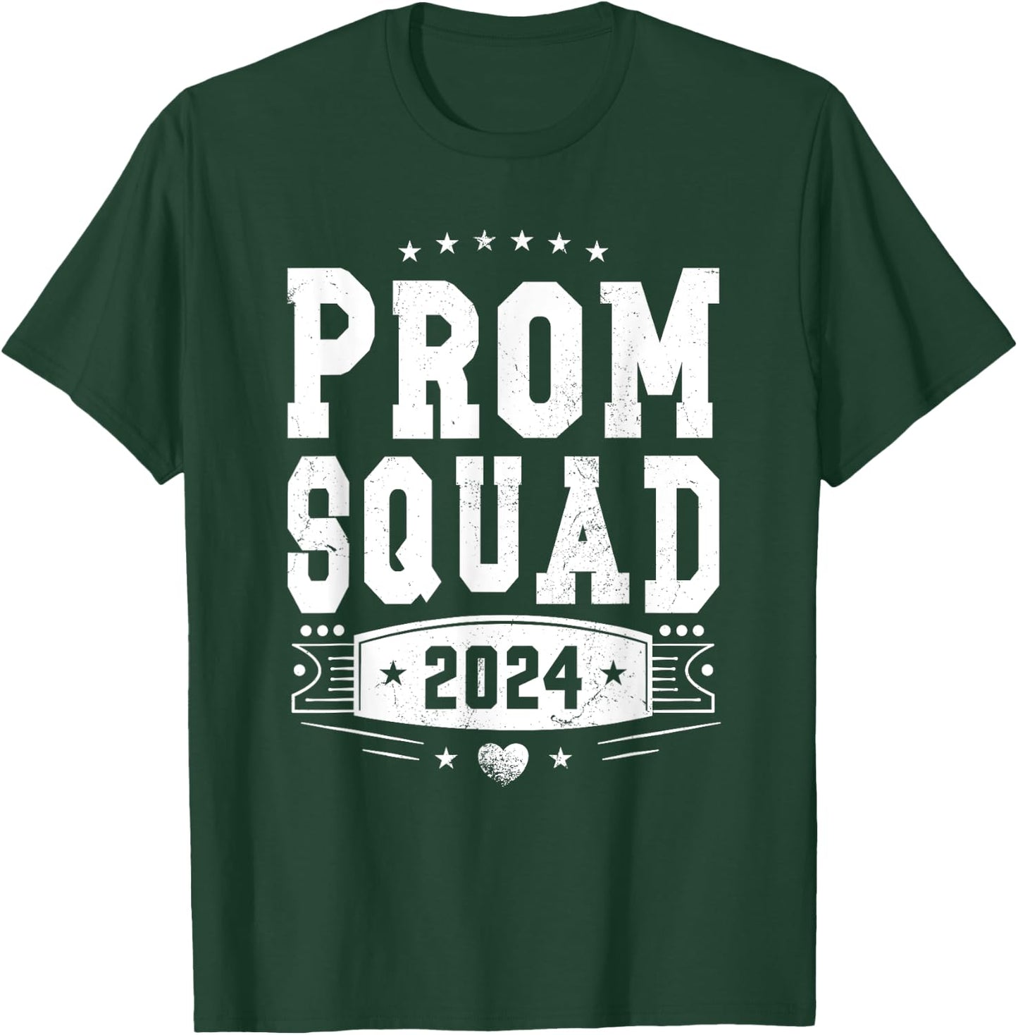 Prom Squad 2024 Graduate Prom Class of 2024 T-Shirt - T-Shirt | Forest