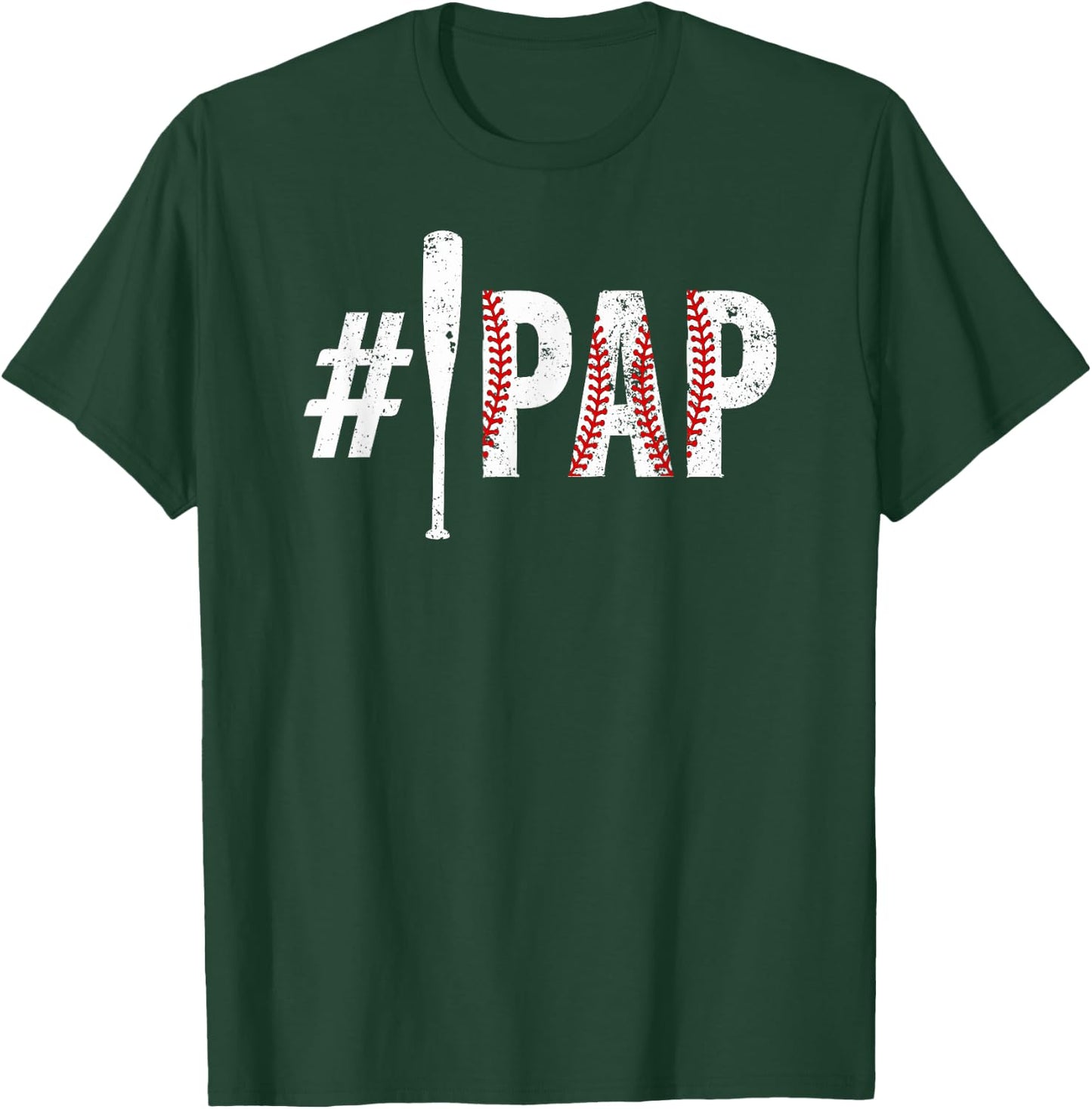 #1 Pap Baseball Pap Of A Baseball Player Pap T-Shirt - T-Shirt | Forest