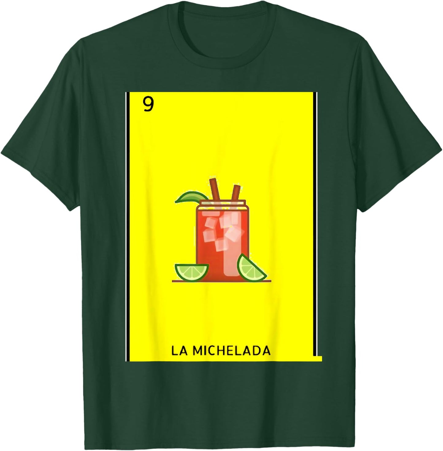 La Michelada Card Mexican Lottery Card T-Shirt - T-Shirt | Forest